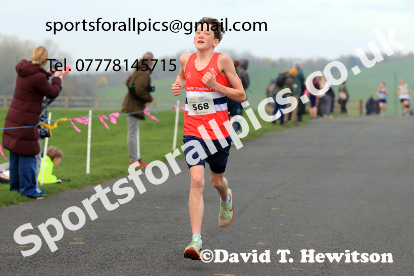 Boys and Girls Under-13s 2025 Heaton Memorial 10k Road Race, Newcastle Town Moor, Sunday, November 9th. Photo: David T. Hewitson/Sports for All Pics